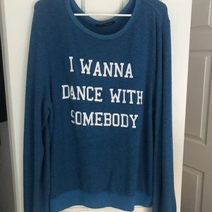 Wildfox I wanna dance with somebody jumper